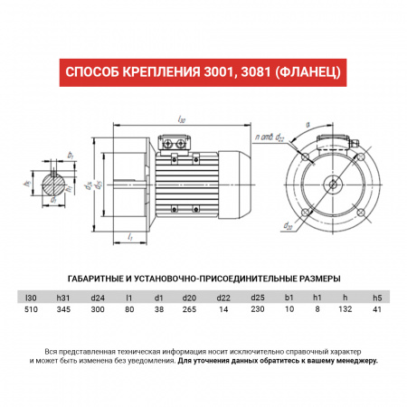 Электродвигатель АИС 132MB6